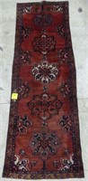 ZANJAN HAND KNOTTED WOOL RUNNER 10'6" X 3'7"