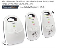 VTech Upgraded Baby Monitor with Rechargeable