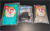 3 Pc. 1998 Ty Happy Meal Toy