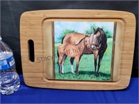 Horse Wood Cutting Board