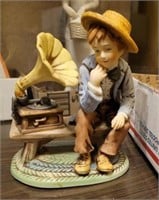 ENESCO YOUNG BOY LISTENING TO RECORDS