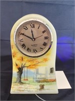 Fenton Hand Painted Clock