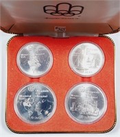 1973  Montreal Olympics Series I  4-coin set  Unc