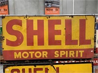 Shell Motor Spirit Enamel Sign 6x3