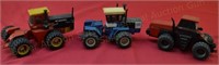 Lot of 3 Toy Tractors - Case, Ford, Versatile