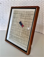 MCM Teak Wood Picture Frame