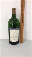 Large 19” empty Clos Du Bois wine bottle.
