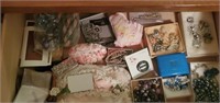 Lot of vintage costume jewelry & more