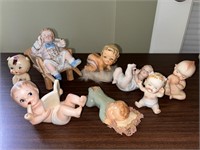 Vintage Japanese Bisque Baby Figurines