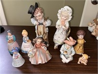 Vintage Assorted Japanese Bisque Figurines