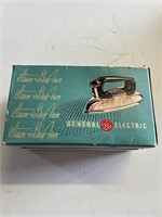 VTG- Mid century Vintage GE Steam Iron Chrome