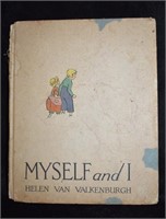 1918 Myself and I Childrens Book by Helen Van Valk