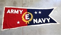 WW2 "EXCELLENCE" AWARD ARMY/ NAVY FLAG