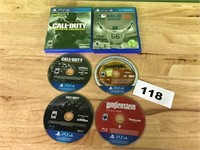 Lot of 6 PS4 Games