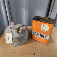 H2 2pc petroliana: Saphire oil, Gas can