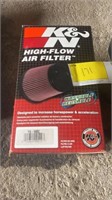 K&N high flow air filter
