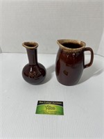 Hull Pottery Vase & Pitcher