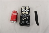 Black Kit Cat Clock ~ Not Tested