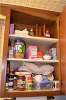 Contents of Kitchen Wall Cabinet - Supplies/Spice
