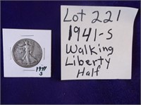 1941-S WALKING LIBERTY HALF