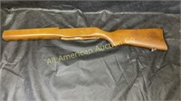 Wooden rifle stock, unknown application