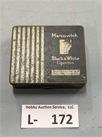 Vintage Metal Marcovitch Cigarettes Tin