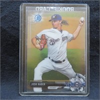 Josh Hader 2017 Topps Chrome BCP 106