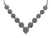 Stunning 1/2 ct Diamond Evening Necklace