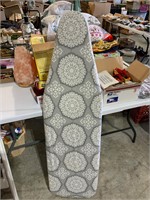 gray and white ironing board