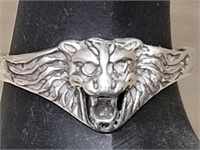 Lion Head .925 Sterling Silver Ring