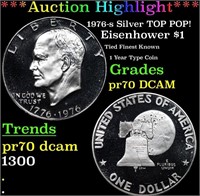 Proof ***Auction Highlight*** 1976-s Silver Eisenh