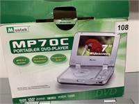 PORTABLE DVD PLAYER MP70C