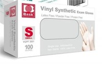 Basic Medical Clear Vinyl Exam Gloves - Latex-Free
