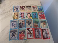 Lot Mixed 1970's Hockey Cards x 20