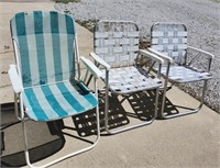 Folding Lawn Chairs (3)