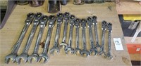 Lot of flex gear wrenches