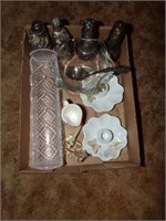 Candle Holders, Sugar Bowl, Vase and More
