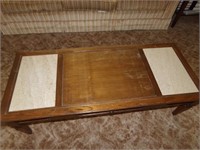 Coffee Table with Marble Inserts