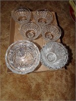 Candy Dishes, Sherbert Glasses