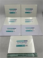 NEW Lot of 7- Dry Erase Tablet Board