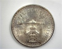 1980 .925 Silver Onza Mexico