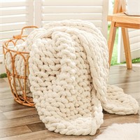 Bigacogo Chunky Knit Blanket Throw 40x60