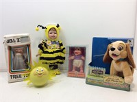Assorted collectible dolls. Anne Geddes, Disney
