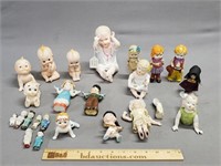 Bisque Figurine Lot: Kewpies, Piano Babies & More