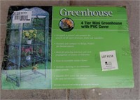 4 Tier Mini Green House with PVC Cover in Box