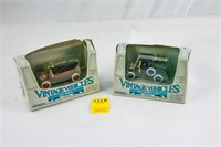 2 Vintage Cast Iron Vehicles 1912 Buick and 1913