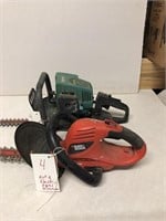 gas and electric hedge trimmers