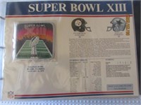 Patch NFL Official Super Bowl #8 Steelers Cowboys
