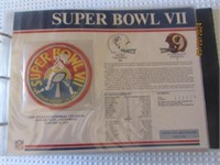 Patch NFL Official Super Bowl #7 Dolphins Redskins