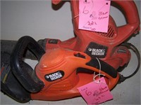 Electric blower and hedge trimmer
